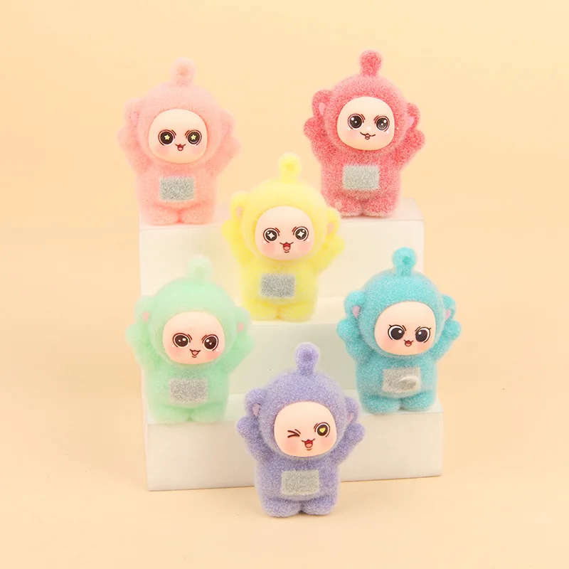 

Teletubbies Cute Cartoon Anime Peripheral Pvc Doll Backpack Decoration Pendant Toy Children Birthday Gift