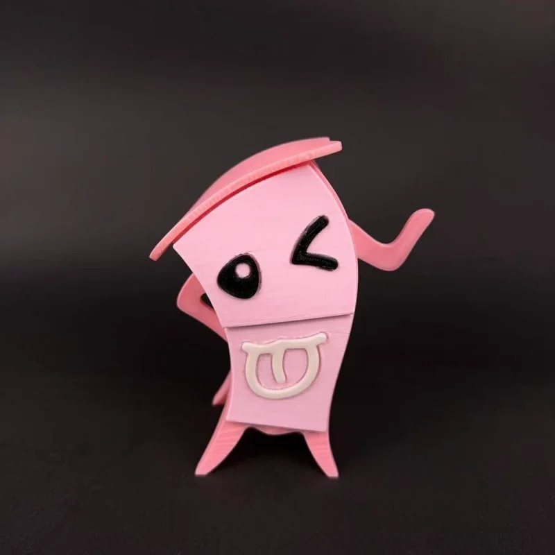 

New Cartoon 3D Printed Mini Twisted Cabinet - Waist-Handed, Head-Tilting Look, Quirky Bedroom Desktop Storage & Funny Ornament