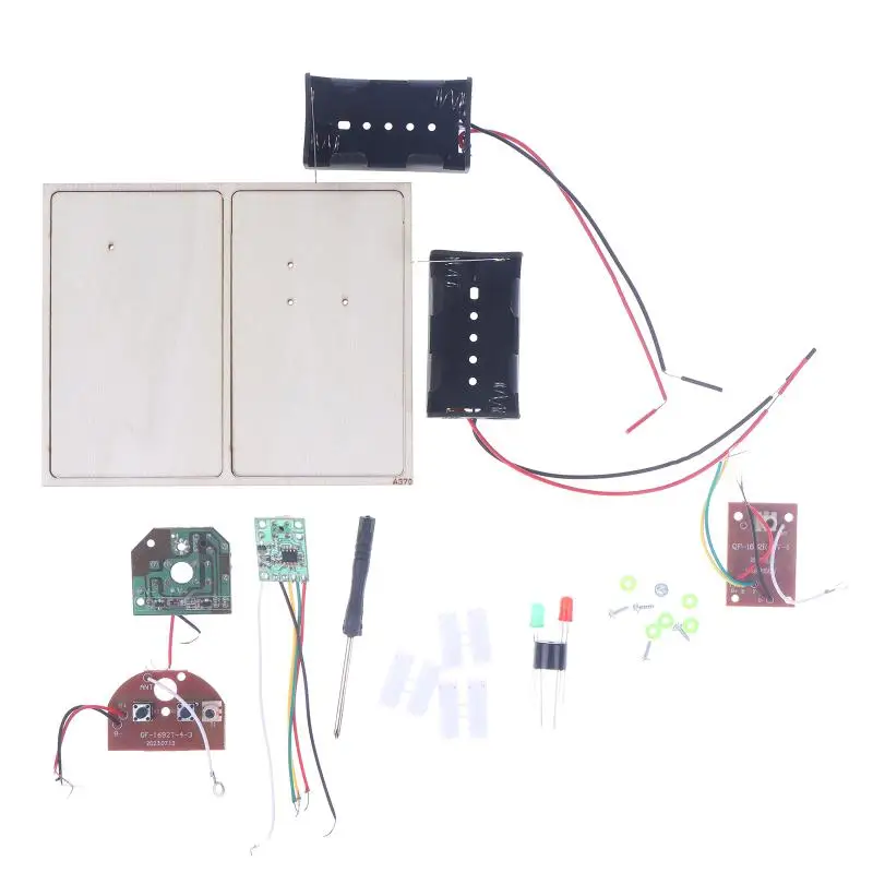 Kits STEM, aprender código Morse, construir una máquina telégráfica, experimento de circuito eléctrico, kit de electricidad (sin batería)