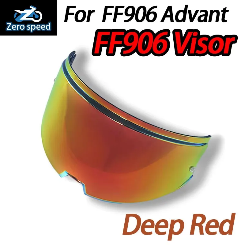 

Deep Red FF906 Visera Casco Moto For Advant Motorcycle Helmet Shield Anti-UV Anti-Scratch Dustproof Wind Shield Moto Parts
