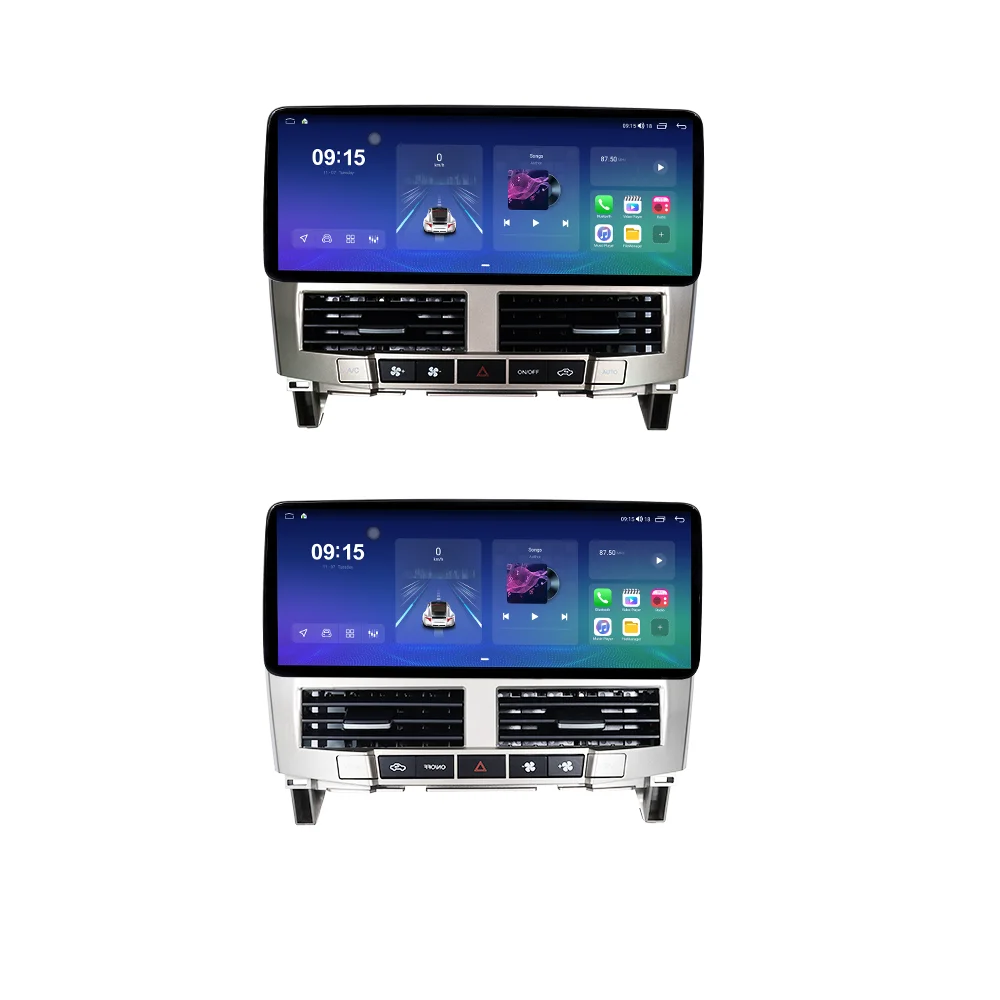 12.3-Inch Portable Car Player Frame Panel for Lexus RX330 RX300 RX350 2003-2009 Left/Right Drive, Silver GPS Amplifier RGB FM Tr