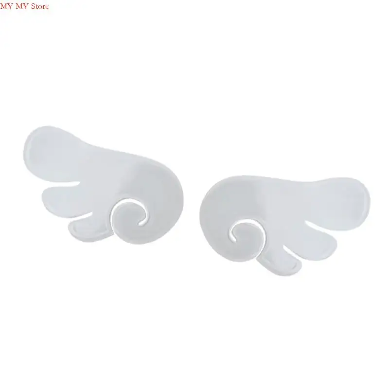 N1he Angel Wing Hair Clip Acrylic Fantasy Hairpin for Women Girls Party Wedding