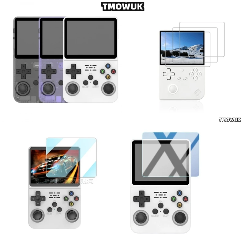 

For R36Pro R36S R35D RGB20S R36XX R40S Pro K36 R36HD Tempered Glass Screen Protector Retro Anti-fall Gaming