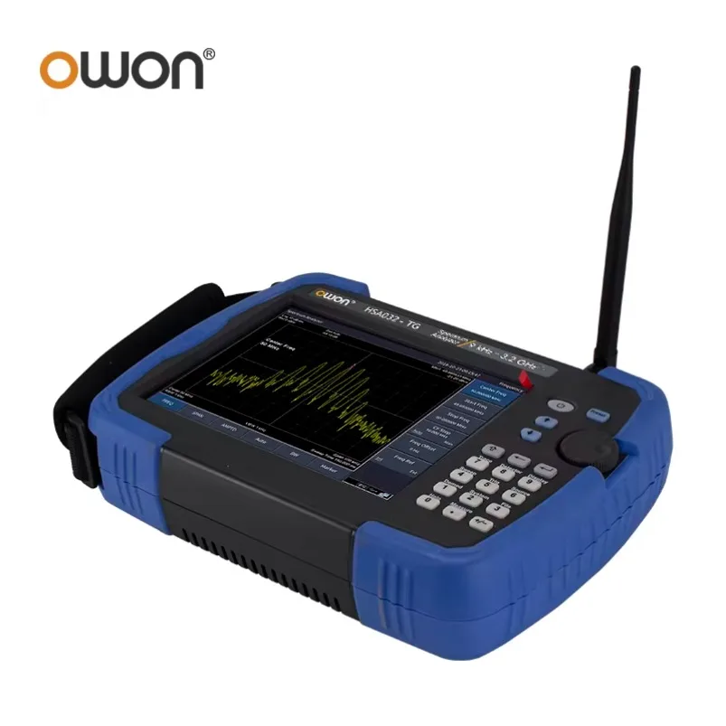 1pc new OWON HSA015 HSA032 Handheld Spectrum Analyzer, 9kHz‑3.2GHz, EMI Test, Built-in 3.2GHz Tracking Generator