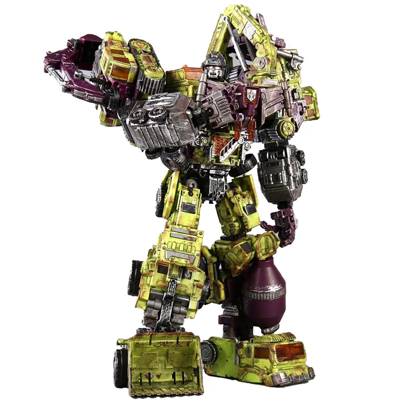 NBK 3349S capolavoro trasformazione Action Figure Toy sculacciator Movie Model 43cm 6-in-1 deformazione distruttiva Car Robot Gift