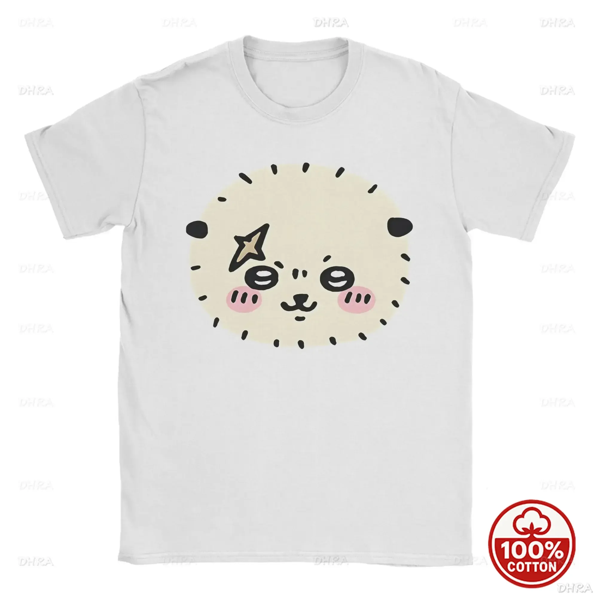 Cute Round T-Shirt Kawaii Doodle Graphic Print Top
