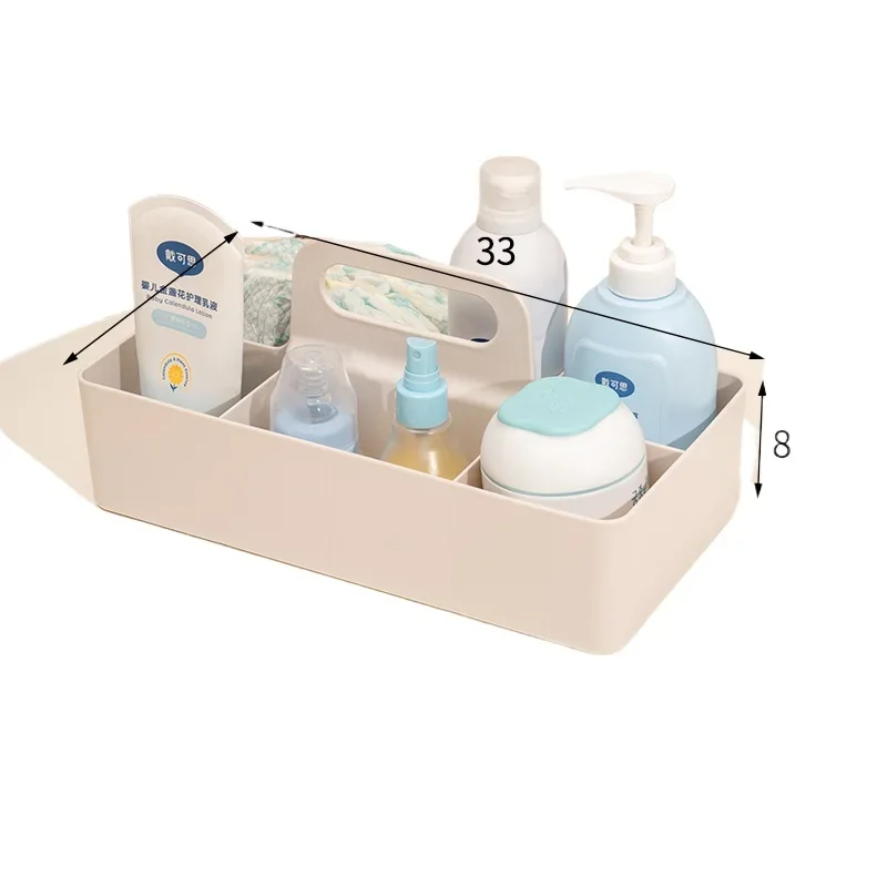

*Baby Products Storage Box Home Desktop Large Capacity Storage Box Baby Diapers