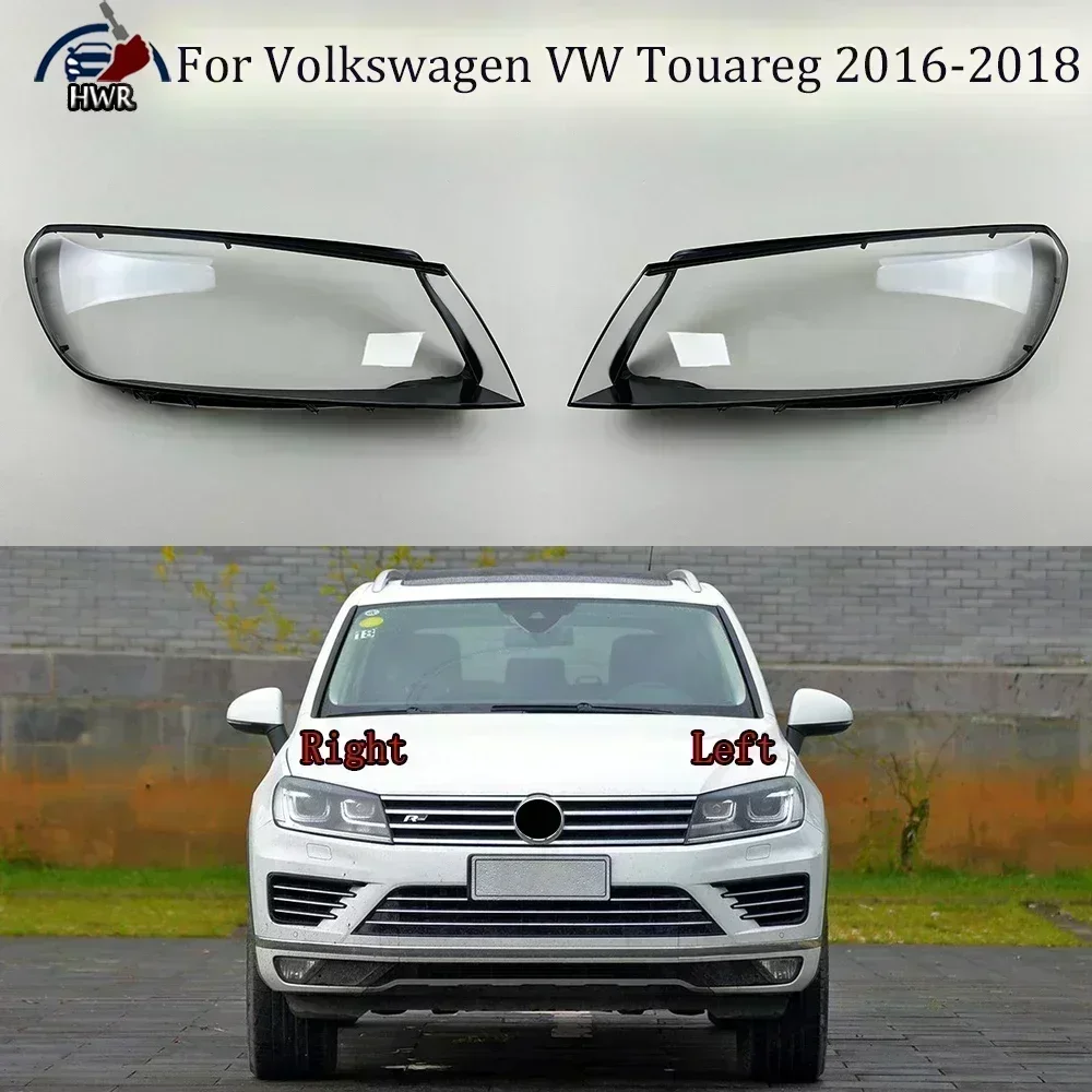 

Крышка передних фар, прозрачный абажур, замена линз из плексигласа для Volkswagen VW Touareg 2016 2017 2018