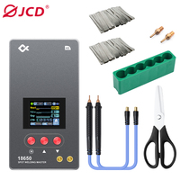 JCD Spot Welder Color Screen Display 0.1-0.25MM Nickel Welding Handheld Protable Machine 18650 Lithium Battery Spot Welding Kit