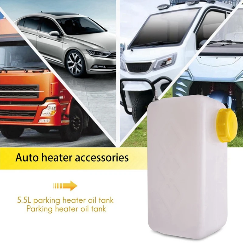 10X 5.5L Plastic Air Parking Heater Fuel Tank Gasoline Oil Storage For Eberspacher Truck Caravan Fuel Oil Gasoline Tank