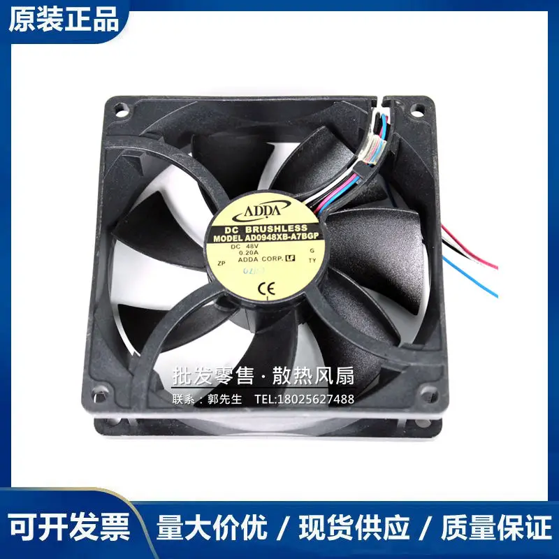 

Ltsf For ADDA AD0948XB-A7BGP DC 48V 0.20A 90x90x28mm 4-Wire Server Cooling Fan 9cm