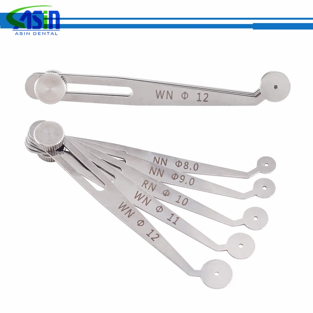 Dental Implant Calipers Adjustable Positioning Planning Ruler Interdental Measuring Ruler Implant Diagnosis Ruler