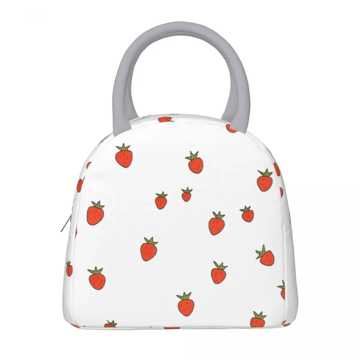 Strawberry Field Product Insulated Lunch Tote Bag For School Storage Food Boxes Portable Thermal Cooler Lunch Boxes