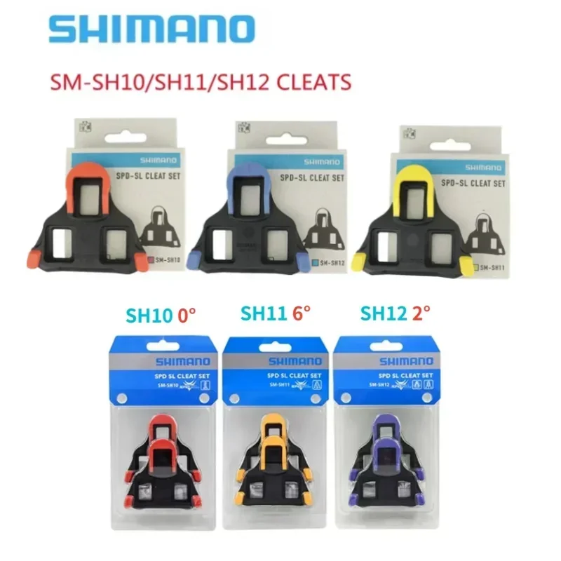 AliExpress Shimano SHIMANO SH10 SH11 SH12 Bicycle Pedal Cleat Self-locking Ultralight Box Shoes Pedals For Road Bike Original Parts