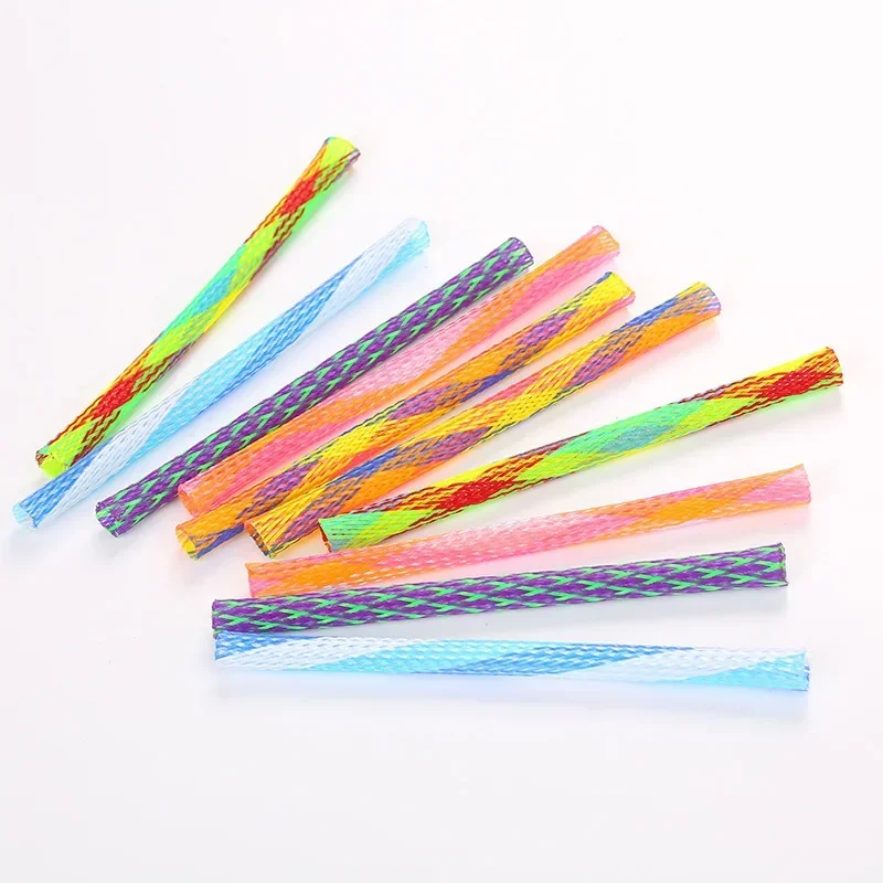 10Pcs  Spring Toy Stick Free Folding Spring Shape Multicolor Cat Bounce Little Cat Toy Cat Interactive Toy Pet Supplies