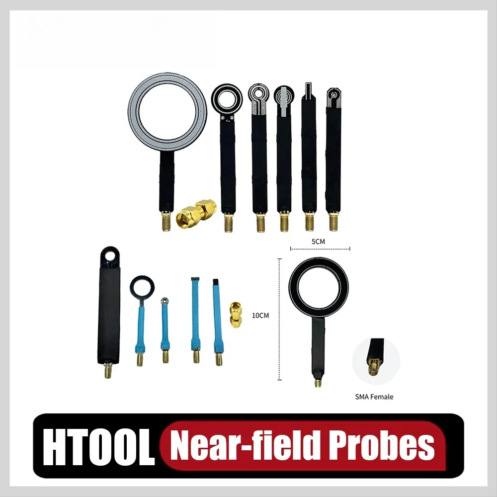 HTOOL HT03/HT08-1 Near Field Probe Set  EMI SMA Female Antenna RE CE Test Locate Interference Source SA6 GS-320