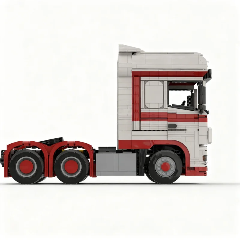 2604pcs MOC Technical DAF XF 6X4 Tractor Truck Model Building Blocks Construction Toys Christmas Gift Brick Education Idea Kids view 2