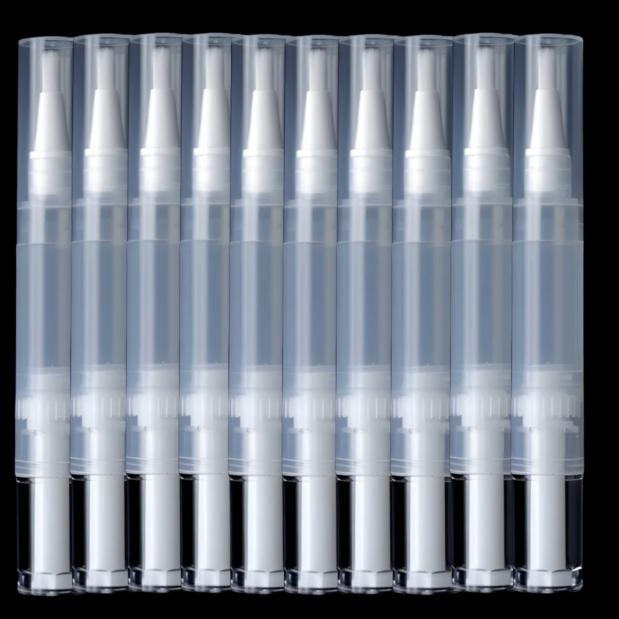 5/10Pcs 3ml 5ml Nail Care เครื่องสําอางค์ Foundation Applicator เติมพลาสติกโรตารีปากกาหัวแปรงคอนเทนเนอร์ที่ว่างเปล่า