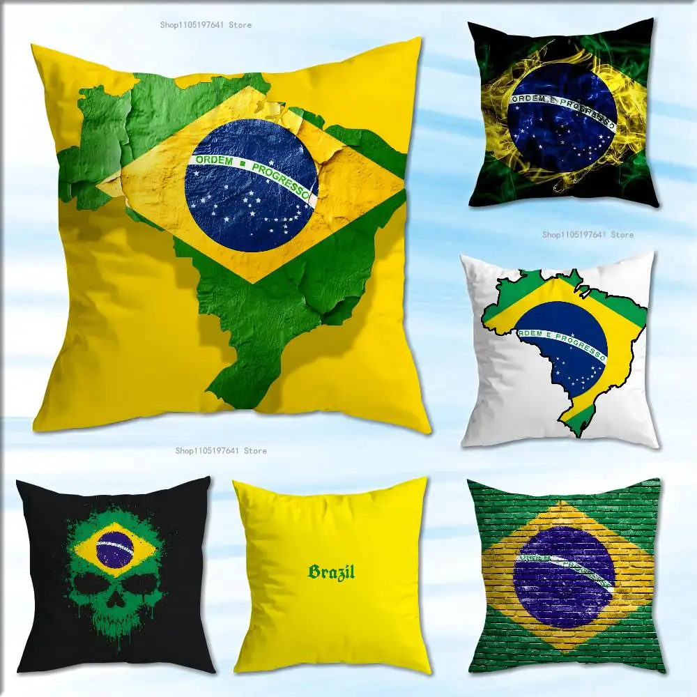 Rio de Janeiro-Brazi Anime Celebrity Merchandise All-Match Printed Pillow Case Sofa Car Office Room Decoration Protector