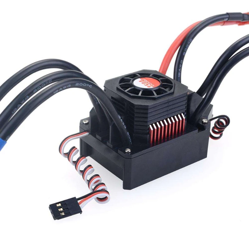 

Waterproof Brushless ESC XT60 Plug 25A 35A 45A 60A 80A 120A 150A for 1/5 1/8 1/10 1/12 1/18 RC Car Boat Tank Truck Motor