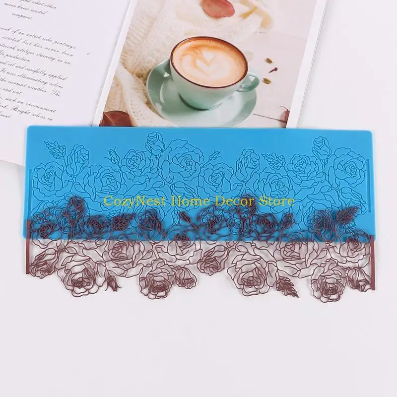 92MF DIY Handmade Silicone Fondant Mold Exquisite Flowers Chocolate Sugar Craft Paste Mold DIY Candle Resin Crafts Durable
