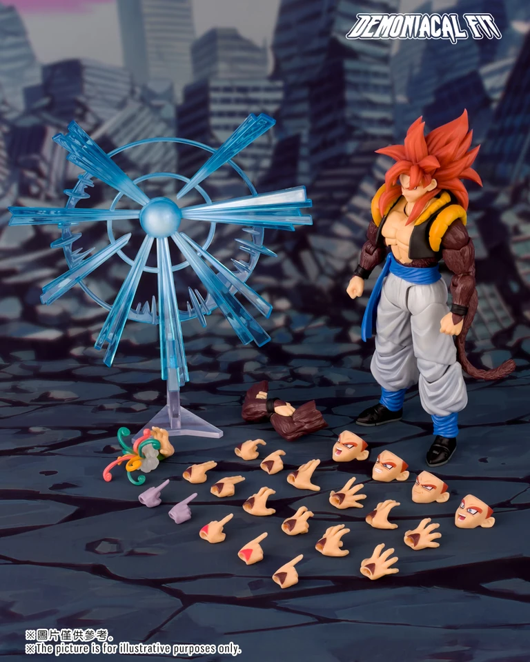 IN STOCK Demoniacal Fit SSJ4 Gogeta Anime Action Figures Dragon