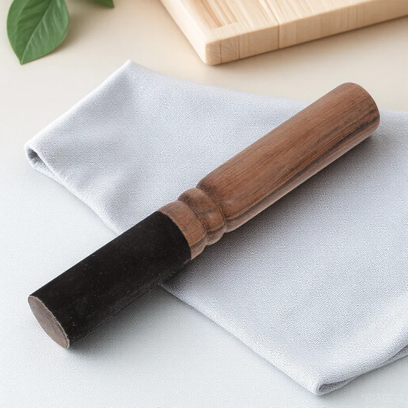 

Buddha Sound Bowl Wooden Mallet Handmade Delicate for Meditation Yoga Tibetan Singing Bowl Stick Stress Relief