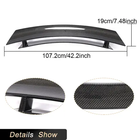 12 best sales porsche cayman 987 rear spoiler - №5