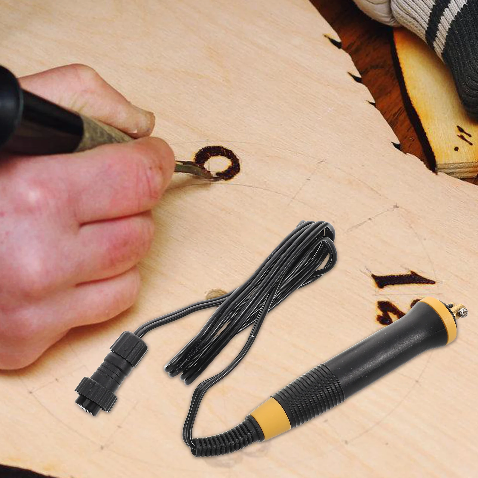 

LH50 Pyrography Pen Heat Transfer Wood Burning Hobby Art Tool Soldering Detail Engraving Plastic Craft Versatile Precision