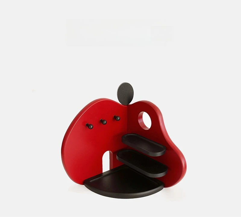 Apple shelf entrance door moving housewarming gift key storage porch decoration home decoration