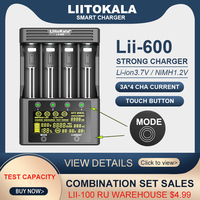 LiitoKala Lii-PD4 Lii-M4 Lii202 Lii100 Lii-600 battery Charger for 18650 26650 18350 AA AAA 3.7V/3.2V/1.2V/ lithium NiMH battery