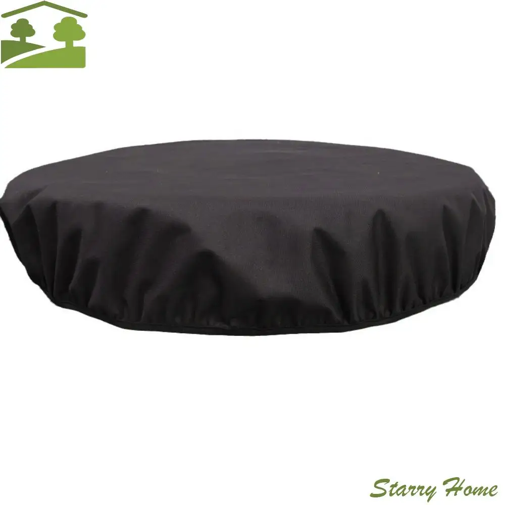 

600D Оксфордский чехол для костра, водонепроницаемый, устойчивый к атмосферным воздействиям, защитный чехол, эластичный подол, круглая форма, чехол для каминной камеры