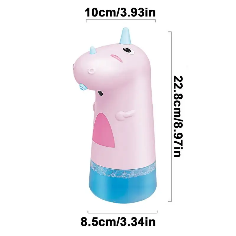 Household Automatic Foam Soap Dispenser Rechargeable Cartoon Induction Hand-Washing Foam Machine For Kids Bathroom Tools