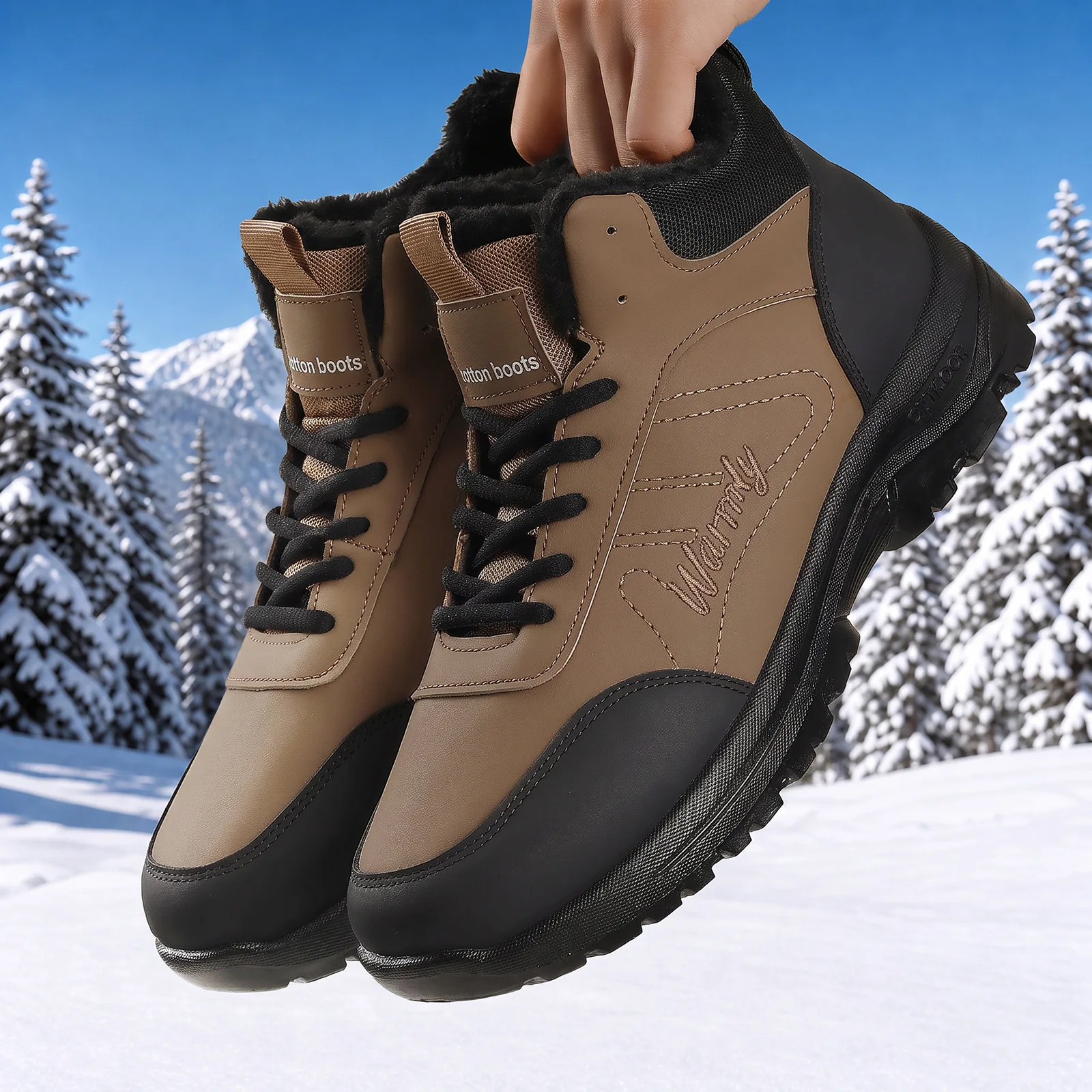 Men's cotton shoes with thick - Men'S Shoes Hiking recension och pris