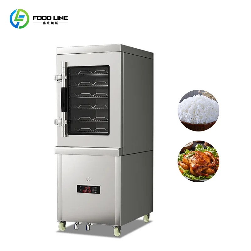 

Customized Electric Steam Cabinet Small Canteen Rust Proof Steam Cabinet Bakery Use High Efficiency Steam Cabinet Food Court
