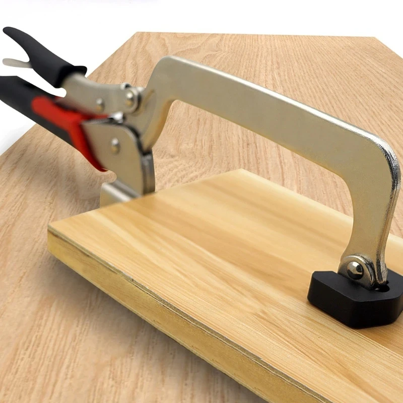 Woodworking Adjustable Rotary Carpentry Fixing Clamp 75mm/150mm High Clamping Force 360° Rotation Fits 8.3mm T Track