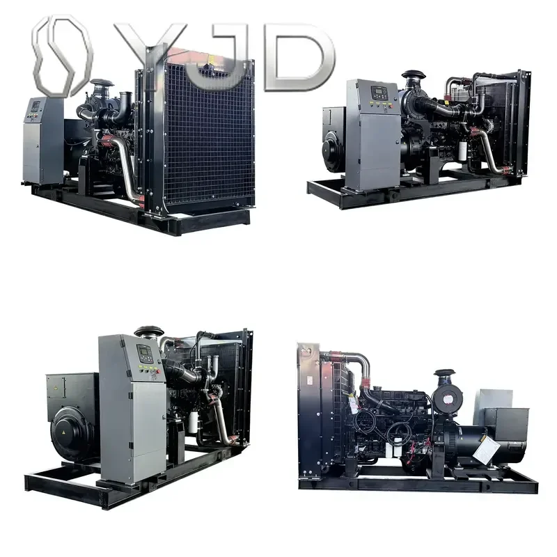 350KW Genset Super Silent Type Open Frame Generator with Auto Start ATS Option Rated Voltage 230V DC