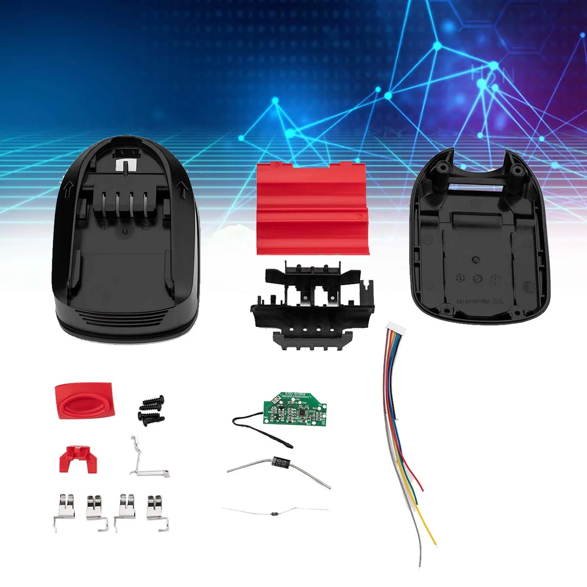 A57G-пластиковый чехол для аккумулятора Bosch 18 В PBA, старая модель, 5-ядерный защитный чехол для литиевой батареи