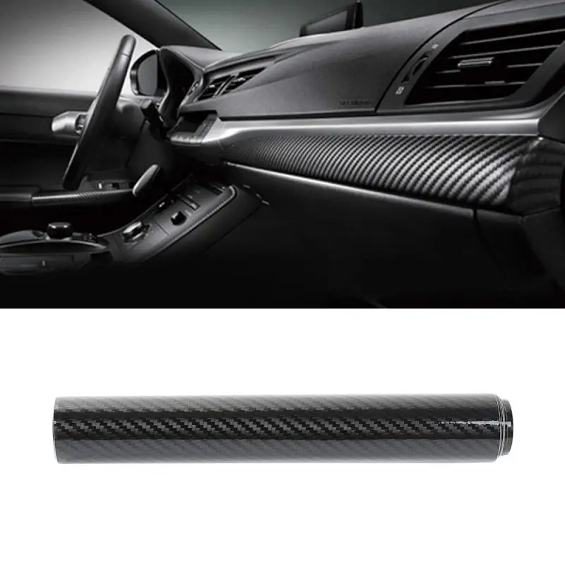 Carbon Fiber Vinyl 20CM x 152CM Car Wrap Sheet Roll Film Wrap Sticker Motorcycle Automobile Styling Auto Decals Sheet