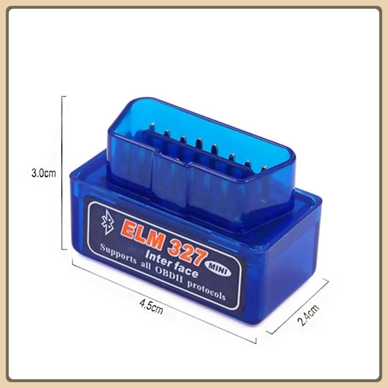 

Новый мини ELM327 Bluetooth V2.1 OBD2 автомобильный диагностический сканер elm 327 Bluetooth для Android/IOS ODB2 считыватель кодов сканирования OBD2
