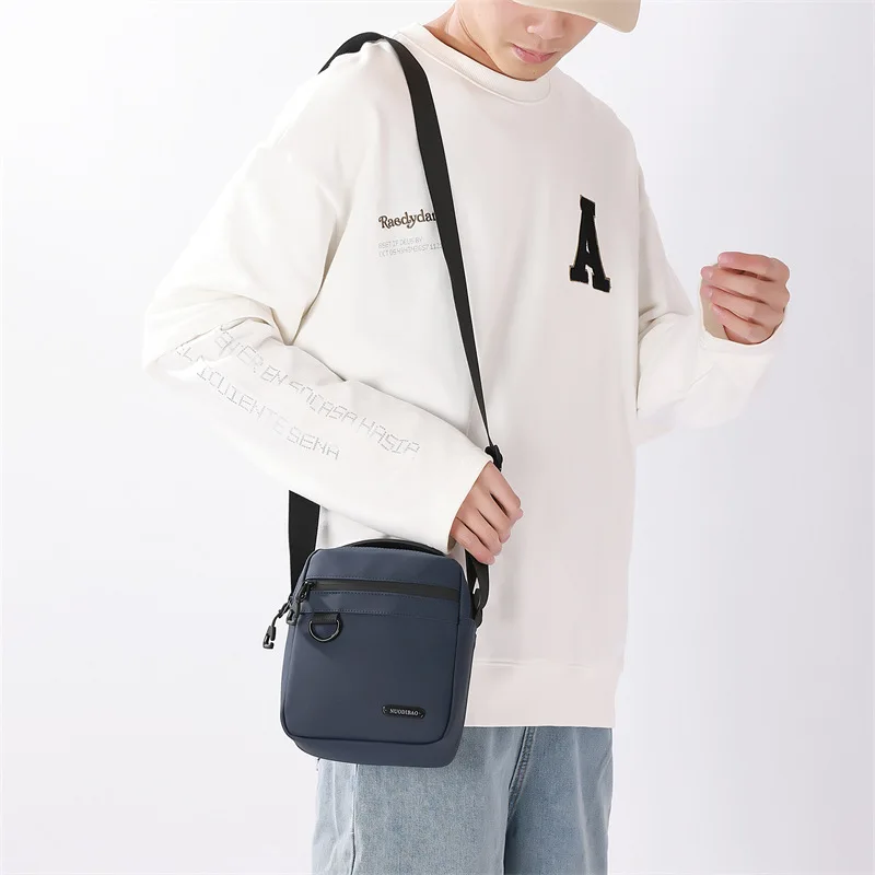 High End Korean Version Sports Large Capacity Single Shoulder Crossbody Handbag Phone Storage Bag for Men