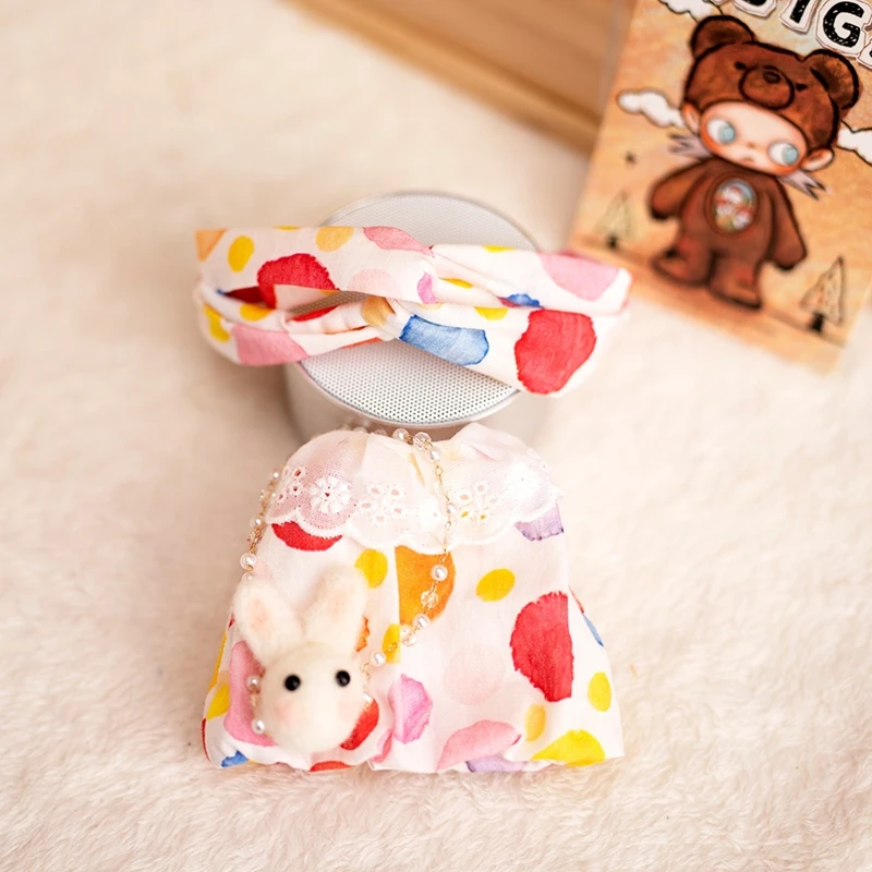 

Аксессуары для кукол: комплект одежды и сумки-кроссбоди для куклы Zsiga 20 см, с цветочным принтом, в четырех цветах, в виде цветочных бутонов и маленького кролика, подарок