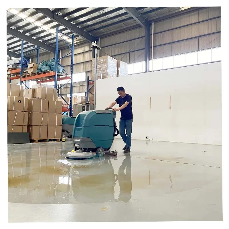 

Factory Wholesale Floor Scrubber Automatic Tile Cleaning Machine Industrial Eguipment Sweeper Electric for Industry