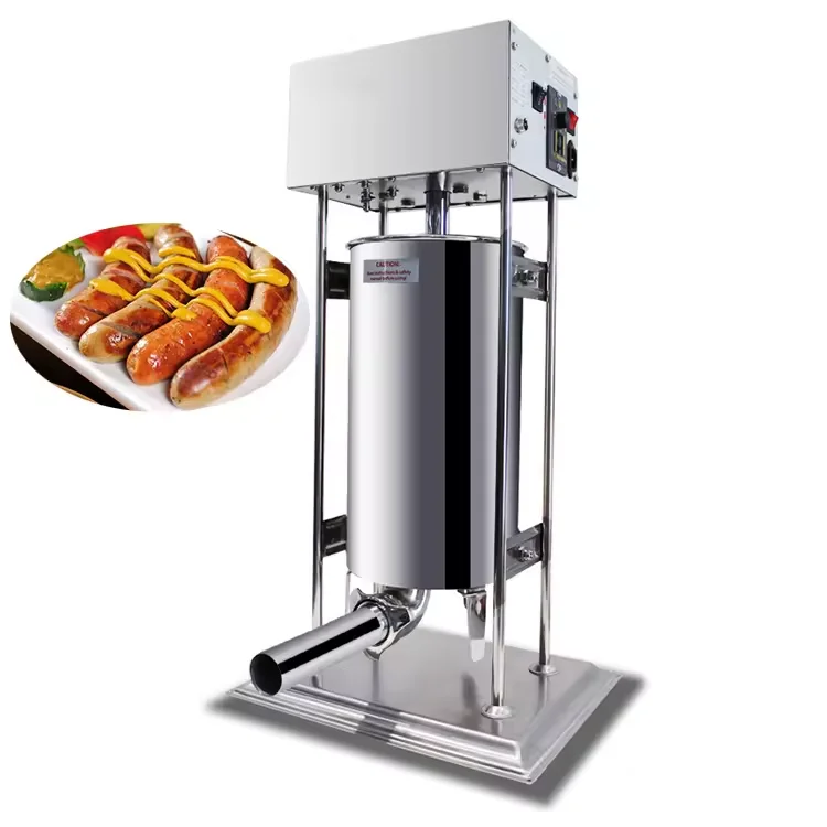 10L 15L 20L 25L 30L Capacity Professional Sausage Stuffer Commercial Hot Dog Maker Machine for Butcher Shop Restaurant Use