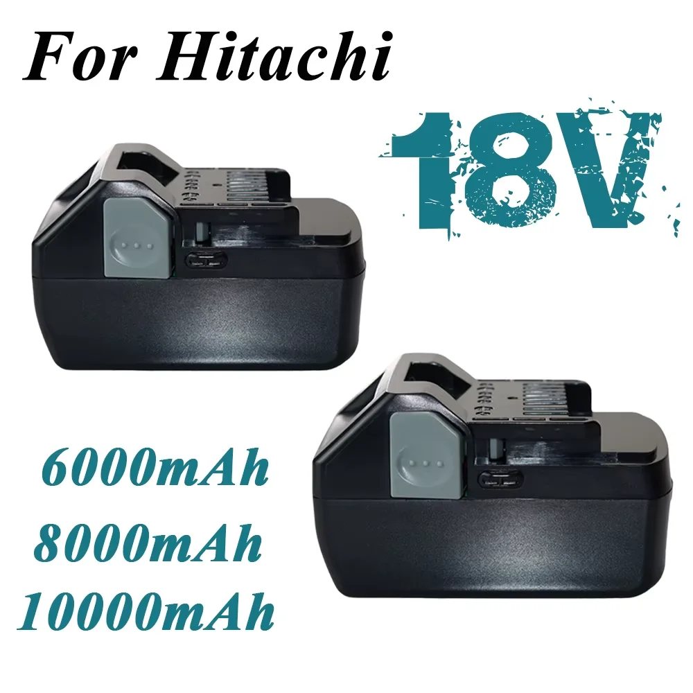 

Модернизированный аккумулятор 18 В 6,0 Ач/8,0 Ач/10 Ач для Hitachi 18-вольтовых инструментов BSL 1830C, BSL 1830, BSL 1815