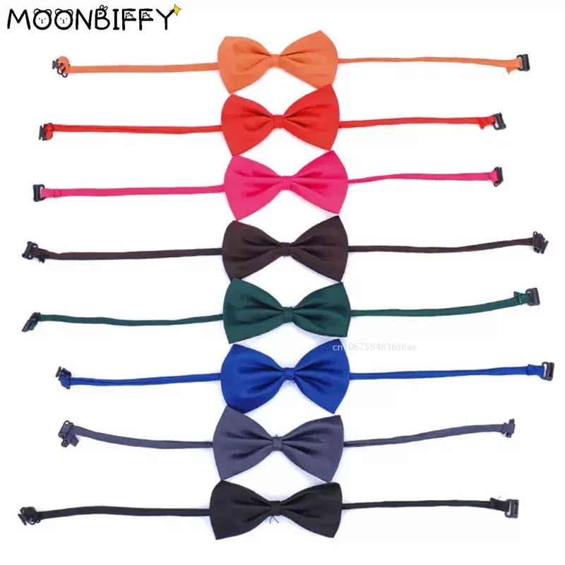 40cm Adjustable Dog Cat Bow Tie Puppy Pets Neck Tie Pet Supplies Kitten Cat Dog Collar Strap Cat Dog Grooming Accessories 1PC