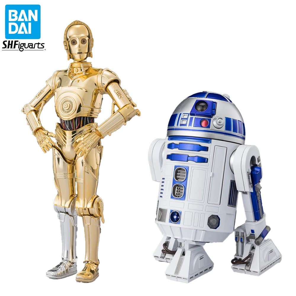 

Original Bandai S.H.Figuarts C-3PO & R2-D2 (Classic Ver) (Star Wars: A New Hope) SHF Action Movie Figure Collectible Model Toys