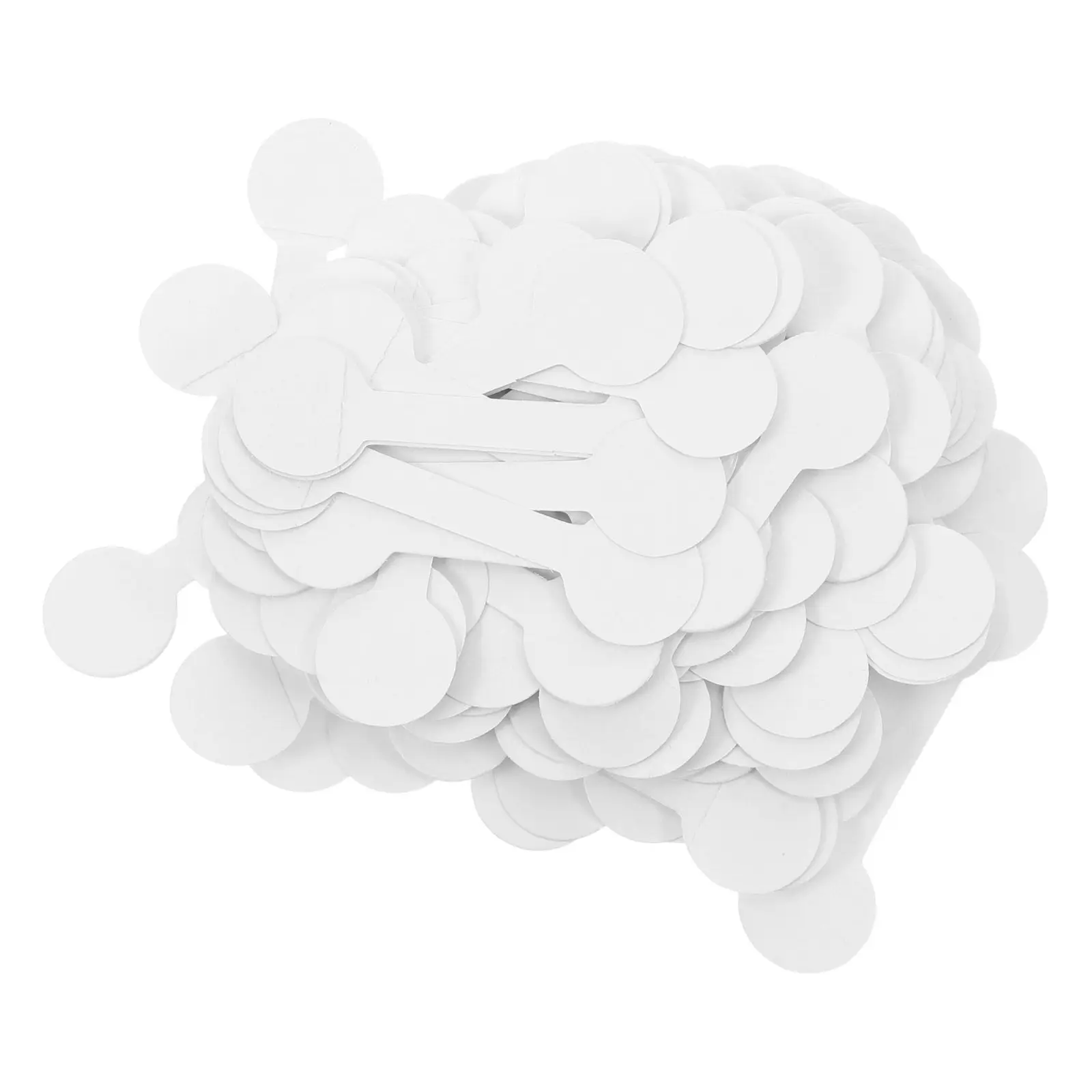 1000Pcs Jewelry Price Label Stickers High Viscosity Adhesive Round Stickers White Blank Pricing Labels for Necklace Earrings