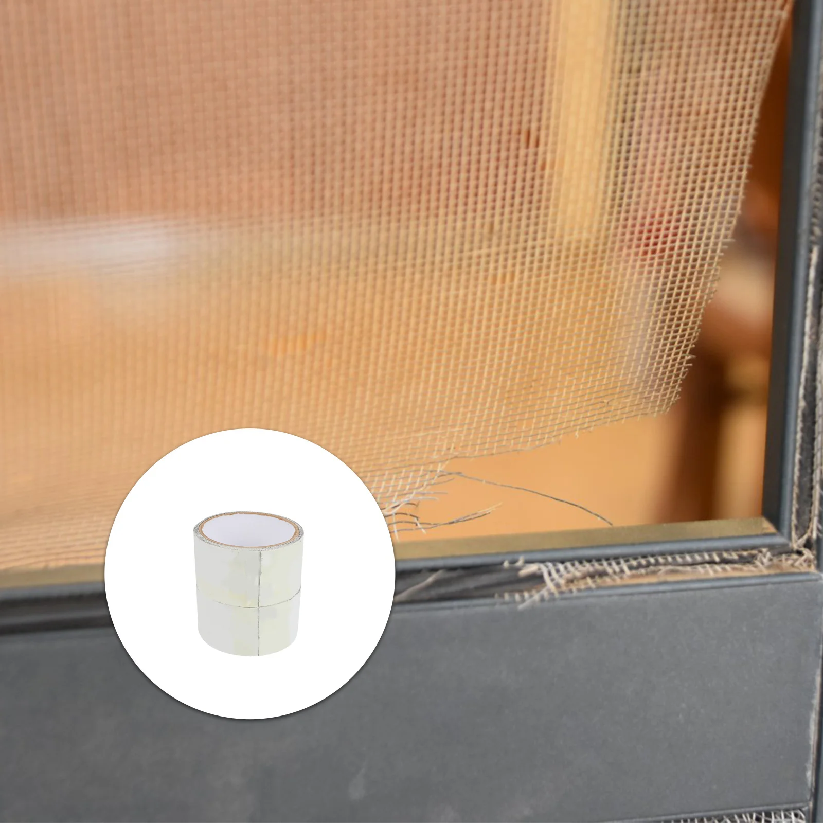 

2 pcs 1 Bag Self-Adhesive Screen Patches For Window Door Repair Premium Fly Screen Nets Durable Home Office Window Netting