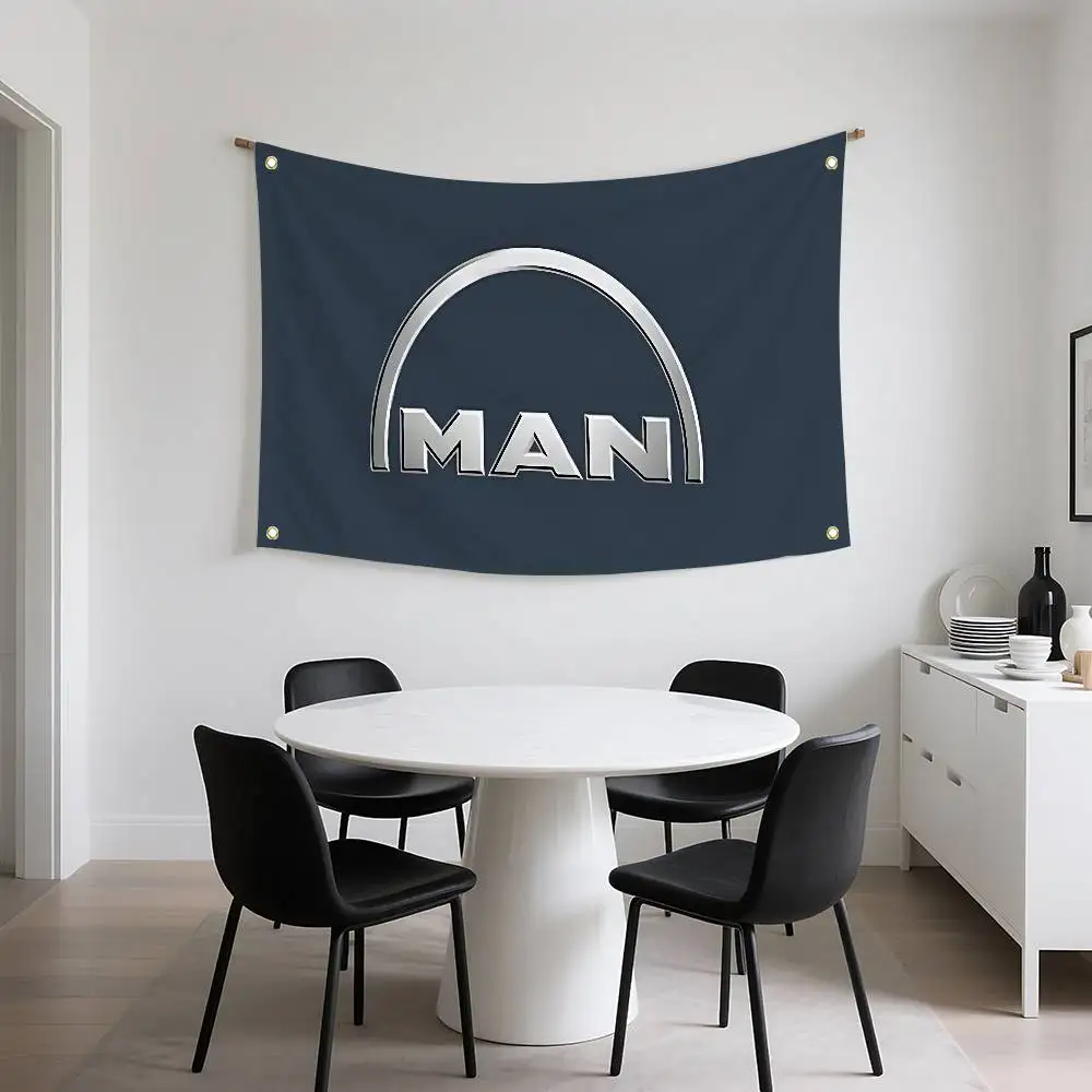 Mans-Trucks-Flags Raumdekoration, Außendekoration, personalisierte Artikel, Flaggen für Schlafzimmer, Zuhause, lustig